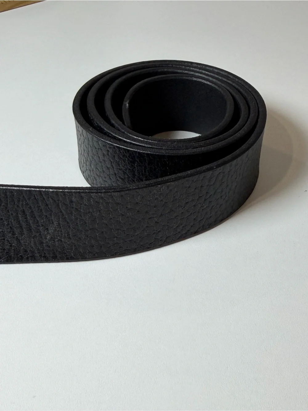 Joe's Jeans 38W Black Genuine Leather Pebble Textured Men's Belt Excellent